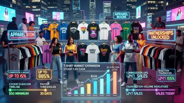 Apparel Boom Fuels Growing Market for T-Shirt Affiliate Partnerships